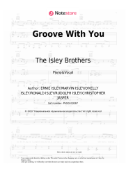 Sheet music, chords The Isley Brothers - Groove With You