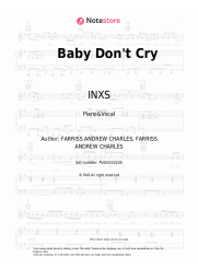 undefined INXS - Baby Don't Cry