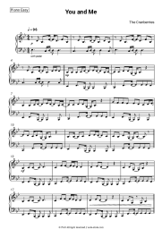 Sheet music, chords The Cranberries - You and Me