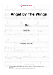 Sheet music, chords Sia - Angel By The Wings