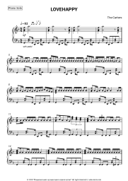 Sheet music, chords Beyonce, Jay-Z - Lovehappy