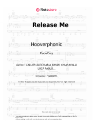 Sheet music, chords Hooverphonic - Release Me