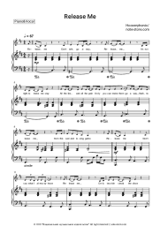 Sheet music, chords Hooverphonic - Release Me