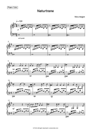 Sheet music, chords Nina Hagen - Naturtrane