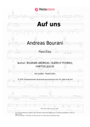 Sheet music, chords Andreas Bourani - Auf uns