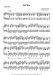 Sheet music, chords Andreas Bourani - Auf uns