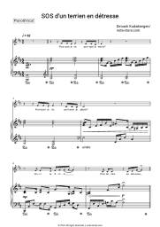 Sheet music, chords Dimash Kudaibergen - SOS d'un terrien en détresse