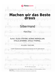 Sheet music, chords Silbermond - Machen wir das Beste draus