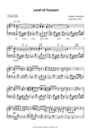 Sheet music, chords Twenty One Pilots - Level of Concern