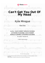 undefined Kylie Minogue - Can't Get You Out Of My Head