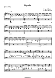 Sheet music, chords Freya Ridings - Signals