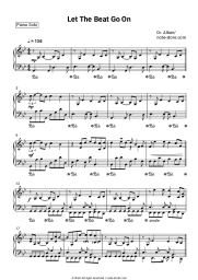 Sheet music, chords Dr. Alban - Let The Beat Go On