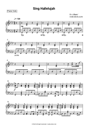 Sheet music, chords Dr. Alban - Sing Hallelujah!
