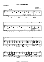 Sheet music, chords Dr. Alban - Sing Hallelujah!