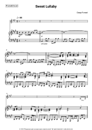 Sheet music, chords Deep Forest - Sweet Lullaby