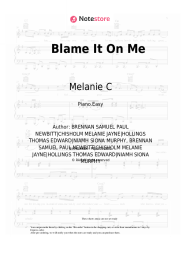 undefined Melanie C - Blame It On Me
