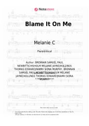 undefined Melanie C - Blame It On Me