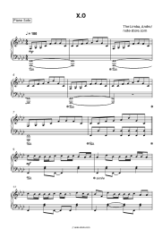 Sheet music, chords Andro, The Limba - X.O
