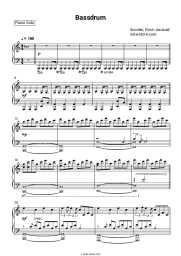 Sheet music, chords Scooter, FiNCH - Bassdrum