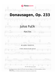 undefined Julius Fučík - Donausagen, Op. 233