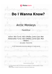 Sheet music, chords Arctic Monkeys - Do I Wanna Know?