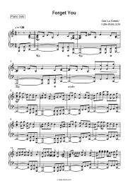 Sheet music, chords Sound Therapy - Forget You (Ce Lo Green)