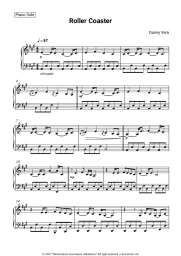 Sheet music, chords Danny Vera - Roller Coaster