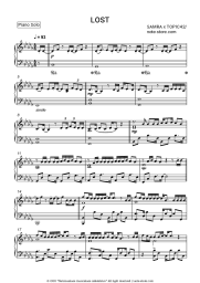 Sheet music, chords Samra, TOPIC42 - Lost