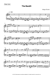 Sheet music, chords Kings of Leon - The Bandit