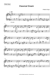 Sheet music, chords Francis Goya - Classical Dream