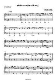 Sheet music, chords Nathan Evans - Wellerman (Sea Shanty)