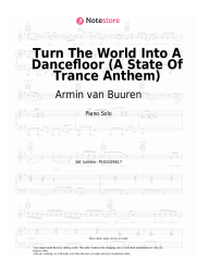 Sheet music, chords Armin van Buuren - Turn The World Into A Dancefloor (A State Of Trance Anthem)