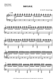 Sheet music, chords Dr. Dre, Snoop Dogg - Still D.R.E.