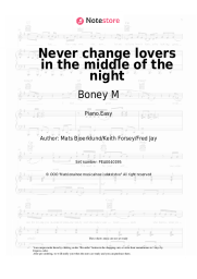undefined Boney M - Never change lovers in the middle of the night