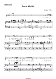 Sheet music, chords Morgan Wallen - Cover Me Up