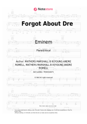 undefined Eminem, Dr. Dre - Forgot About Dre