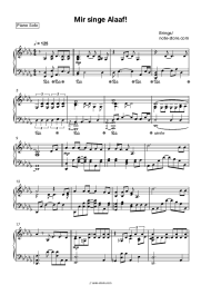 Sheet music, chords Brings - Mir singe Alaaf