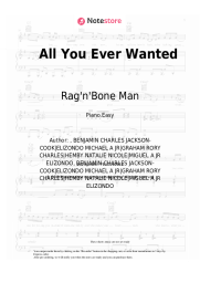 undefined Rag'n'Bone Man - All You Ever Wanted