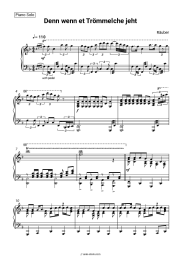 Sheet music, chords Räuber - Denn wenn et Trömmelche jeht