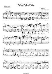 Sheet music, chords Brings - Polka, Polka, Polka