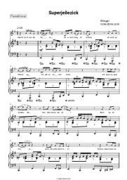 Sheet music, chords Brings - Superjeilezick