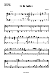 Sheet music, chords Räuber - Für die Iwigkeit