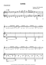 Sheet music, chords Tujamo, VIZE, Majan - Lonely