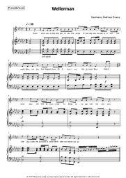 Sheet music, chords Santiano, Nathan Evans - Wellerman