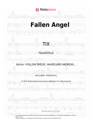Sheet music, chords TIX - Fallen Angel