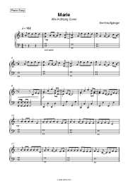 Sheet music, chords Die Draufgänger - Marie