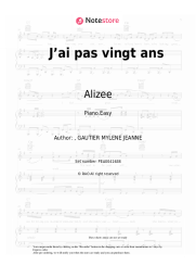 undefined Alizee - J’ai pas vingt ans