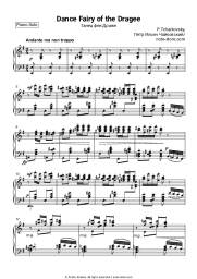 Sheet music, chords P. Tchaikovsky - Dance of the Sugar Plum Fairy