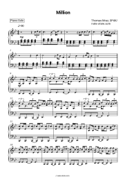 Sheet music, chords Thomas Mraz, SP4K - Million