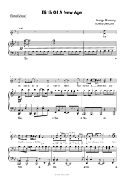 Sheet music, chords Jeangu Macrooy - Birth of a New Age